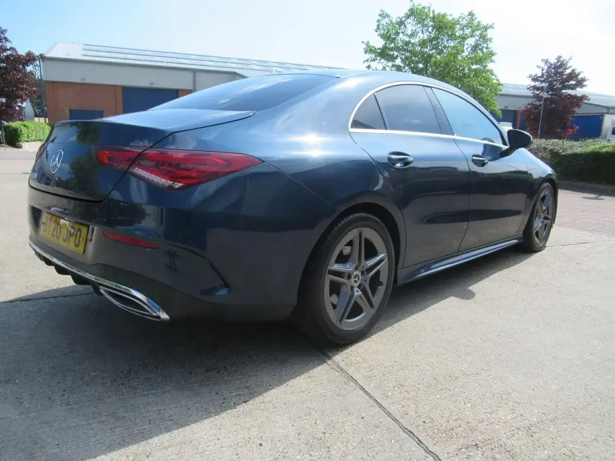 Used Mercedes CLA200 AMG line 2020 Blue Coupe