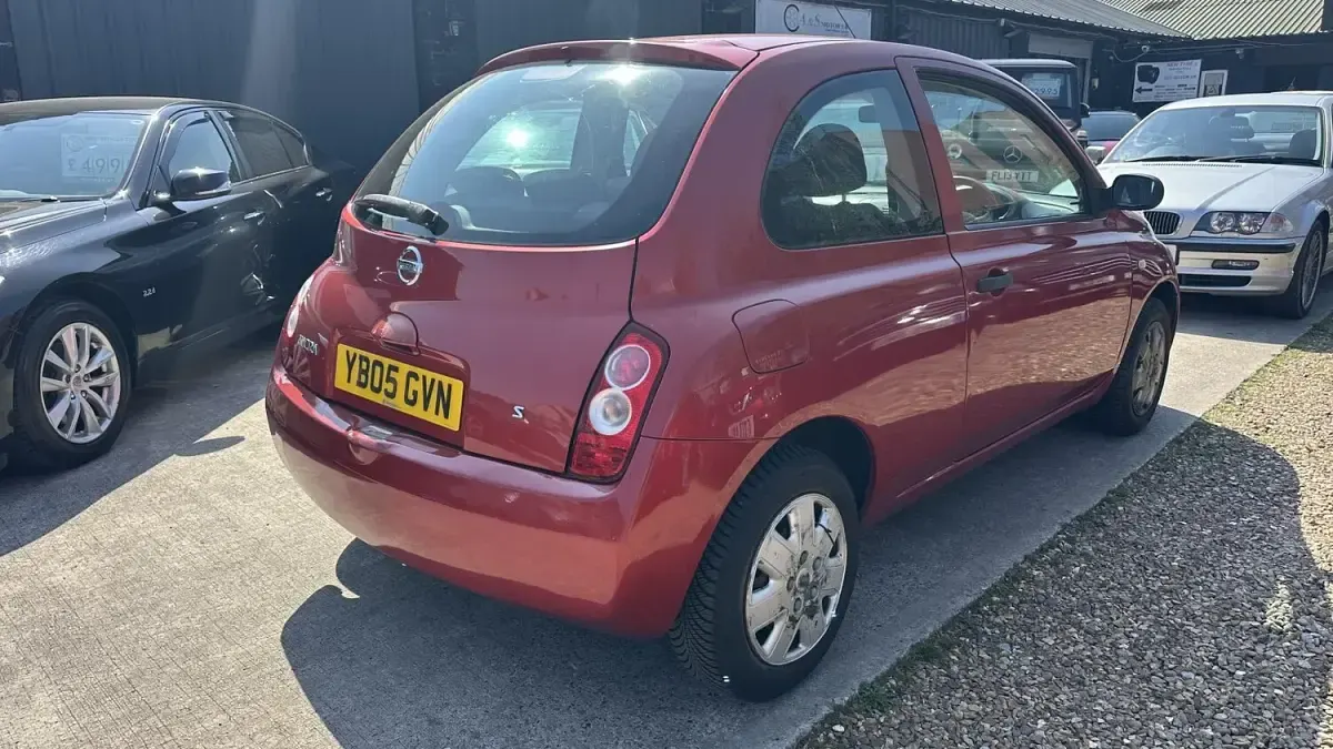 Used Nissan Micra S 2005 Red Hatchback