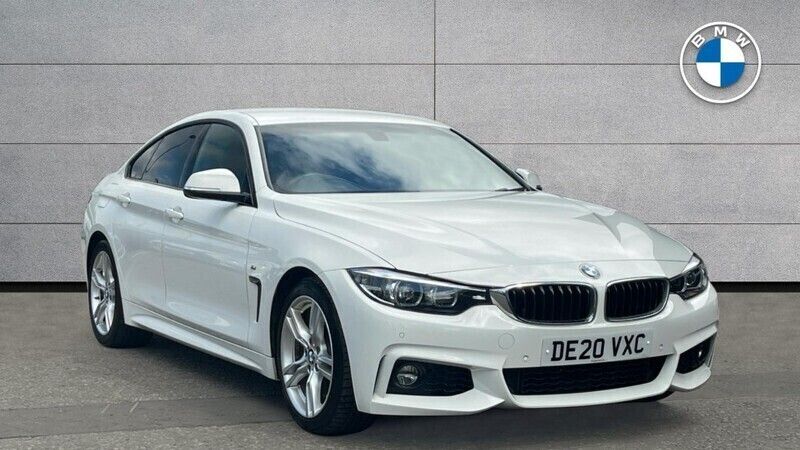 White Used 2020 BMW 420 Gran Coupé M Sport Coupe | £18,298 (Fair price) - Image 1/4