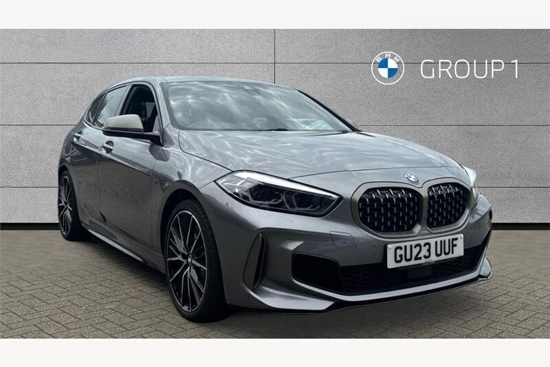 Grey Used 2023 BMW M135 Shadowline Hatchback | £29,995 (Fair price) - Image 1/4