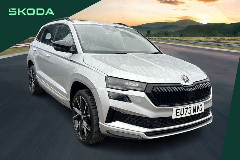 Silver Used 2023 Skoda Karoq SportLine SUV | £26,589 (Fair price) - Image 1/4