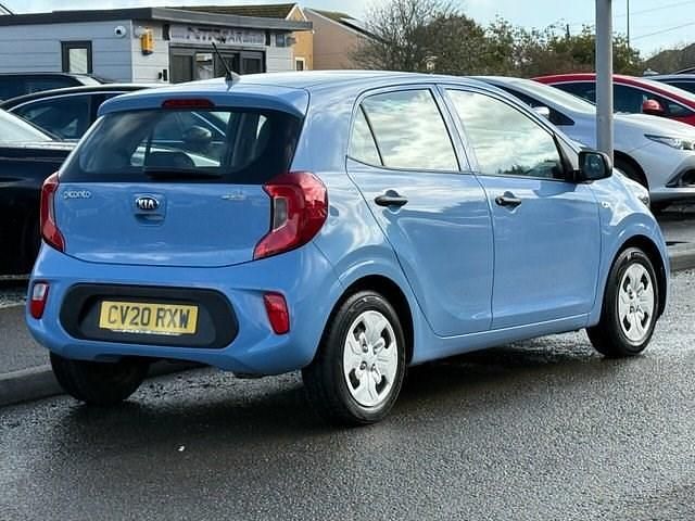 Used Kia Picanto 66 HP (48 kW) 2020 Blue Hatchback