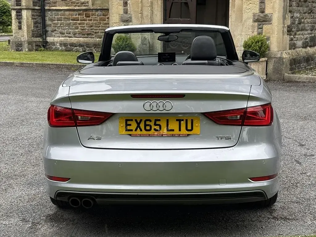Used Audi A3 Cabriolet S-Line 150 HP (110 kW) 2015 Silver Cabriolet