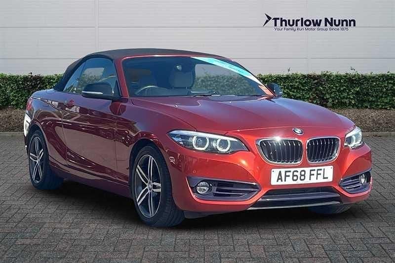 Orange Used 2018 BMW 218 Sport Line Cabriolet | £15,000 (Fair price) - Image 1/4