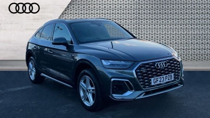 Grey Used 2023 Audi Q5 S-Line SUV | £34,895 (Fair price) - Image 1/4