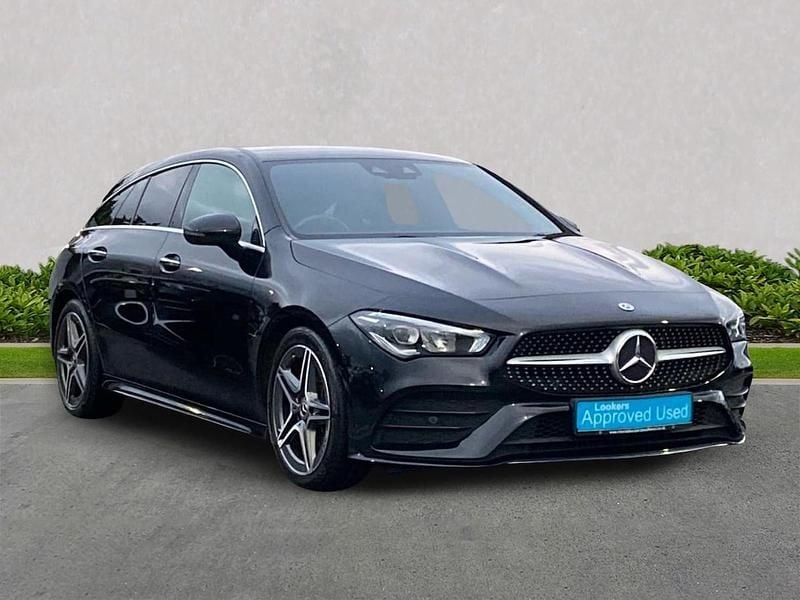 Black Used 2021 Mercedes CLA200 AMG Line Premium Estate | £21,649 - Image 1/4