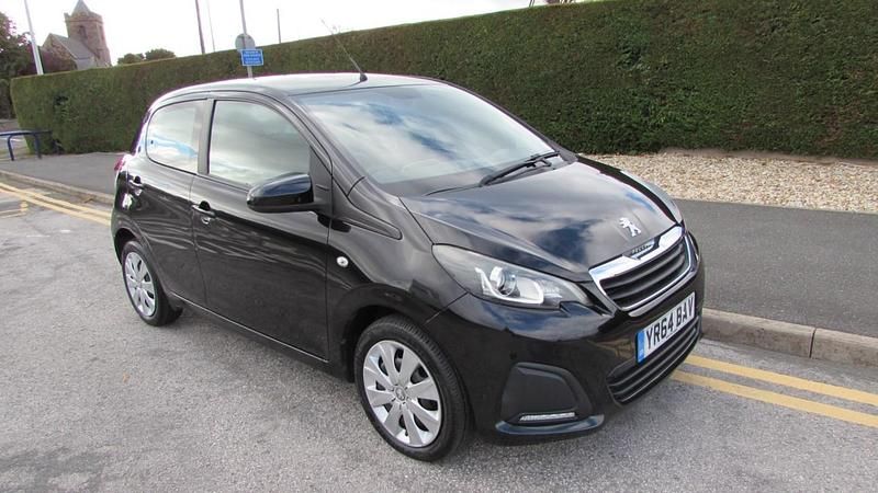 Black Used 2014 Peugeot 108 Active Hatchback | £4,295 (Fair price) - Image 1/4
