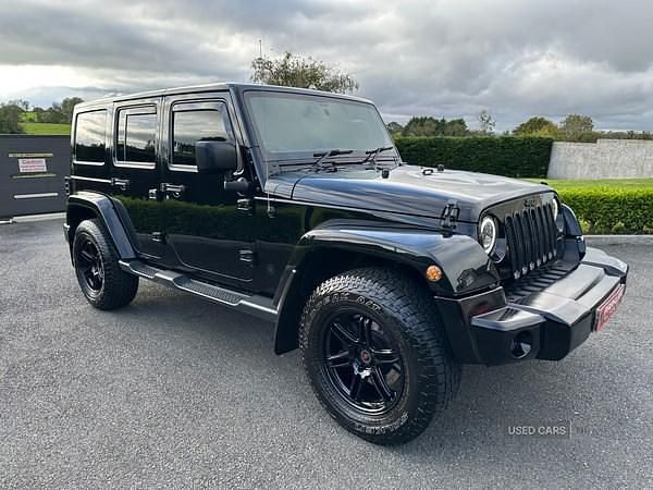Black Used 2015 Jeep Wrangler Overland SUV | £22,995 (Expensive) - Image 1/4