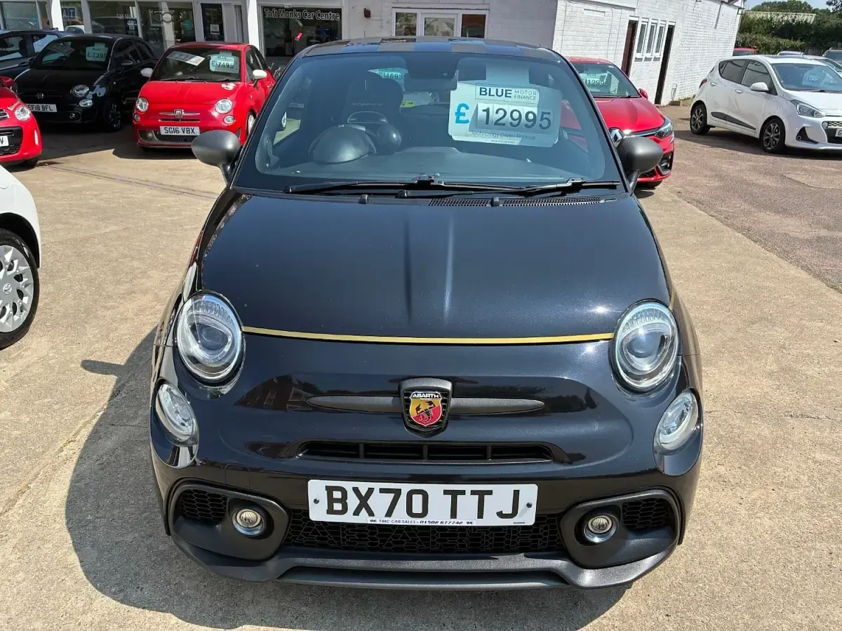 Used Abarth 595 70th Anniversary 165 HP (121 kW) 2020 Black Hatchback