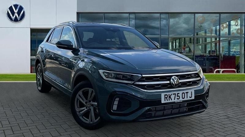 Used VW T-Roc R-line 150 HP (110 kW) 2025 Petrol blue metallic SUV