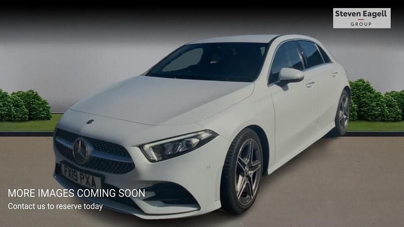 Used Mercedes A180 AMG Line Premium 2019 White Hatchback