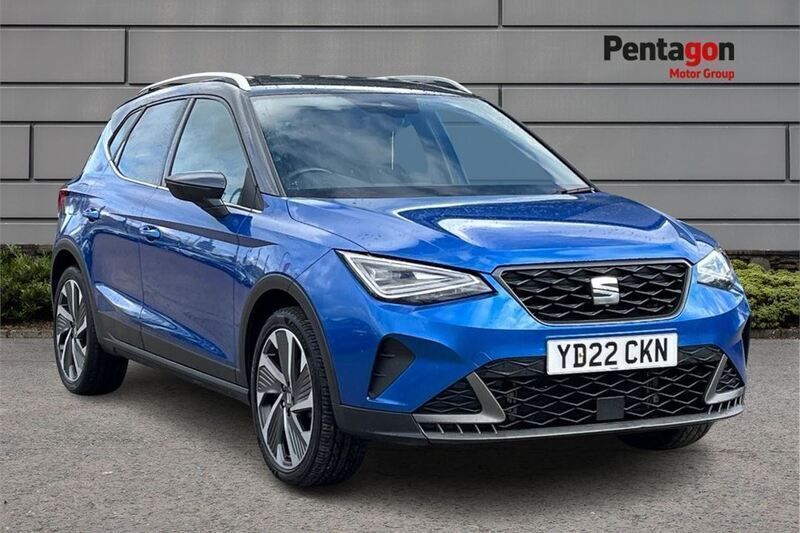 Blue Used 2022 Seat Arona FR Sport SUV | £12,497 (Good price) - Image 1/4