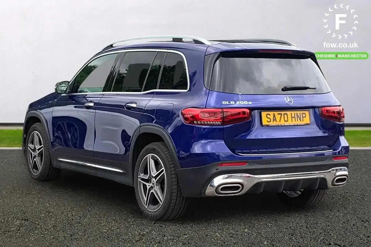 Used Mercedes GLB200 AMG Line Premium 150 HP (110 kW) 2020 Blue SUV
