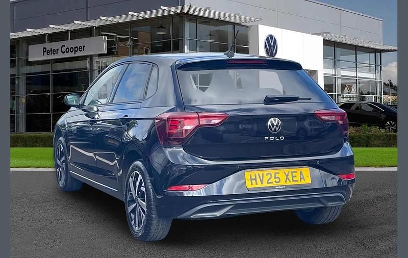 Used VW Polo Match 95 HP (69 kW) 2025 Black Hatchback