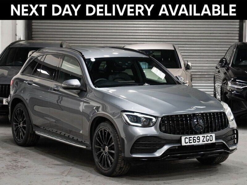 Grey Used 2019 Mercedes GLC220 AMG line SUV | £28,500 (Expensive) - Image 1/3
