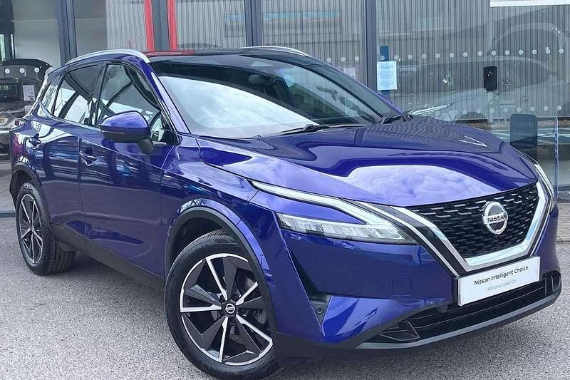 Blue Used 2022 Nissan Qashqai Tekna SUV | £23,750 (Expensive) - Image 1/4