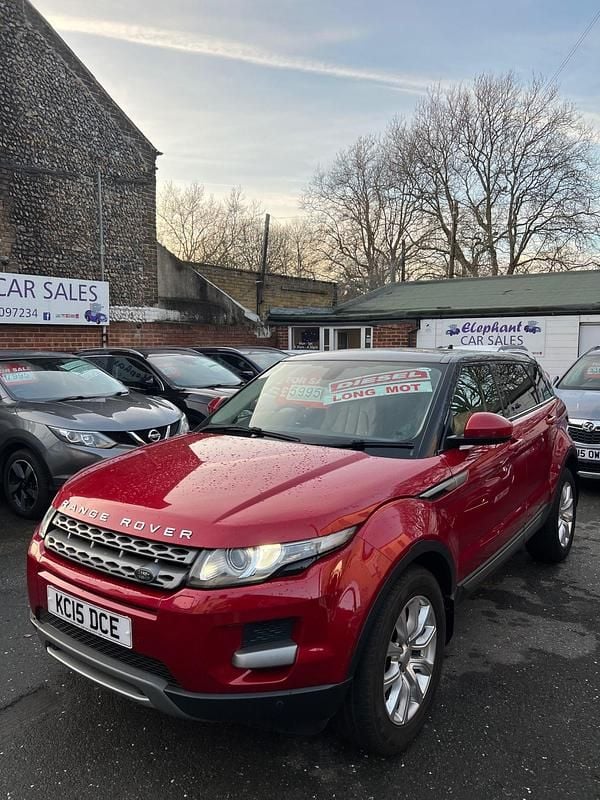 Red Used 2015 Land Rover Range Rover evoque Pure Estate | £5,995 (Good price) - Image 1/4