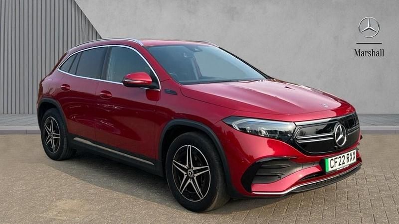 Red Used 2022 Mercedes EQA250+ AMG line SUV | £20,590 (Fair price) - Image 1/4