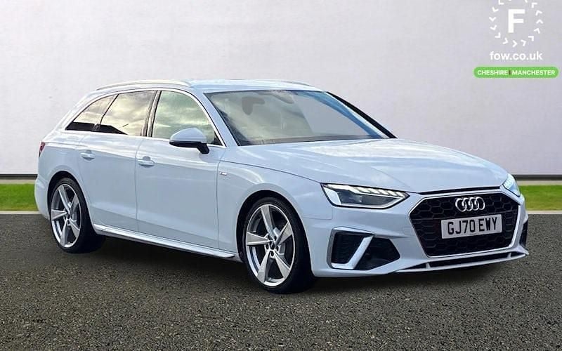 White Used 2020 Audi A4 S-Line Estate | £17,799 (Good price) - Image 1/4