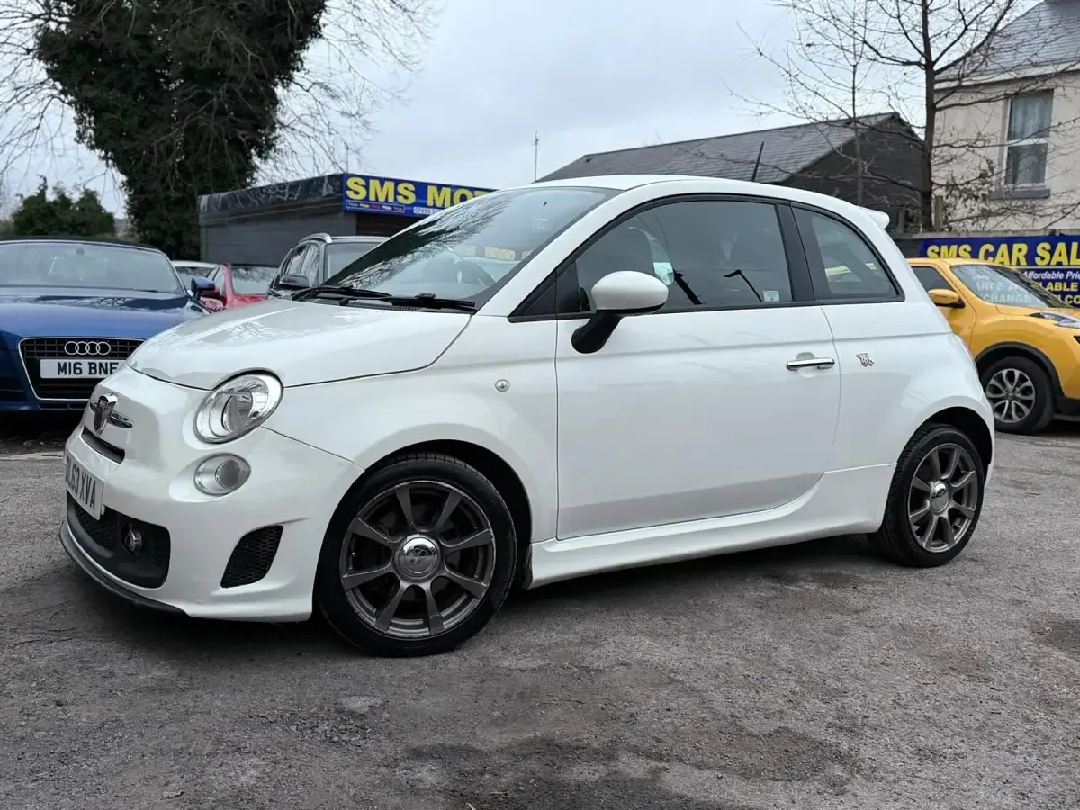 Used Abarth 500 135 HP (99 kW) 2014 White Hatchback