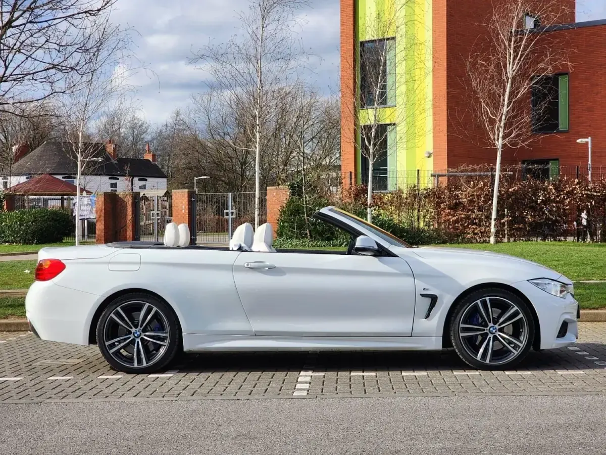 Begagnad BMW 420 M Sport 2015 Vit Cab