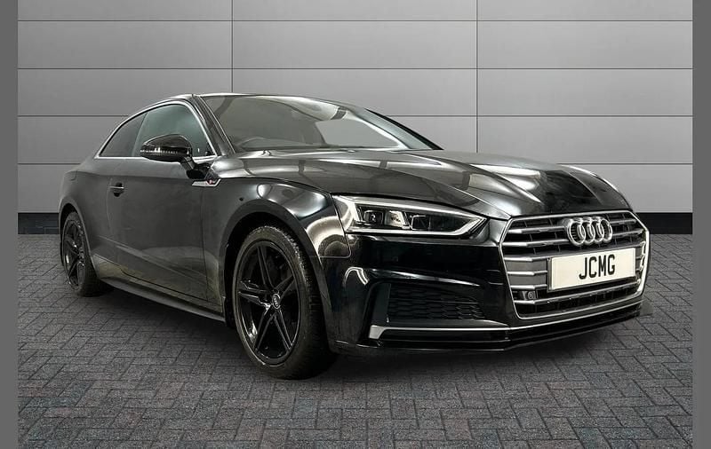 Used Audi A5 S-Line 147 HP (108 kW) 2018 Black Coupe