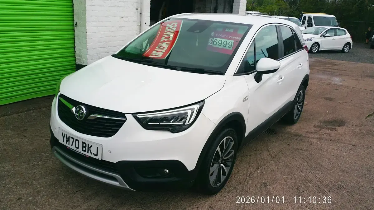 Used Vauxhall Crossland X Elite 2021 White SUV