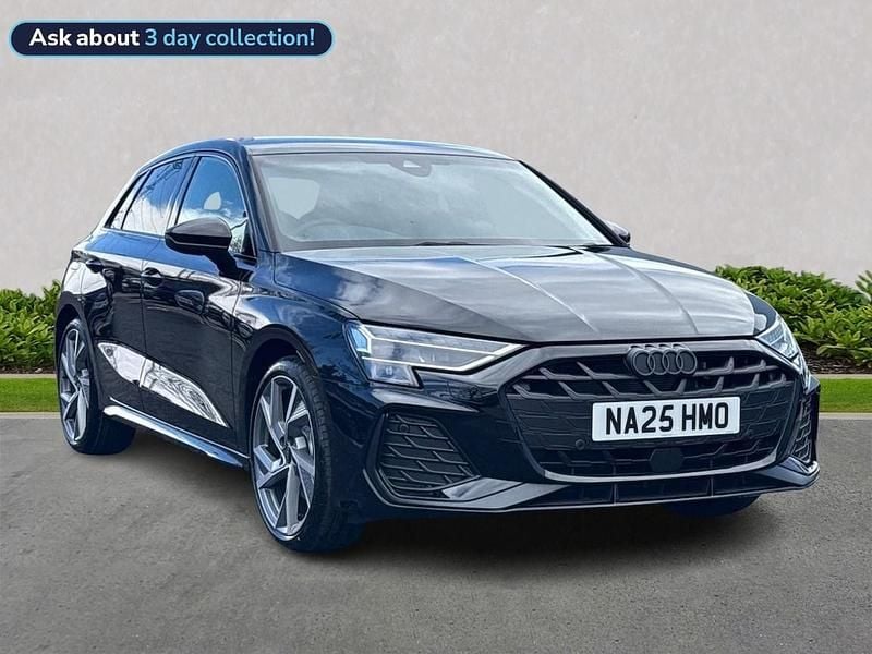 Black Used 2025 Audi A3 Black Edition Hatchback | £31,818 (Expensive) - Image 1/4