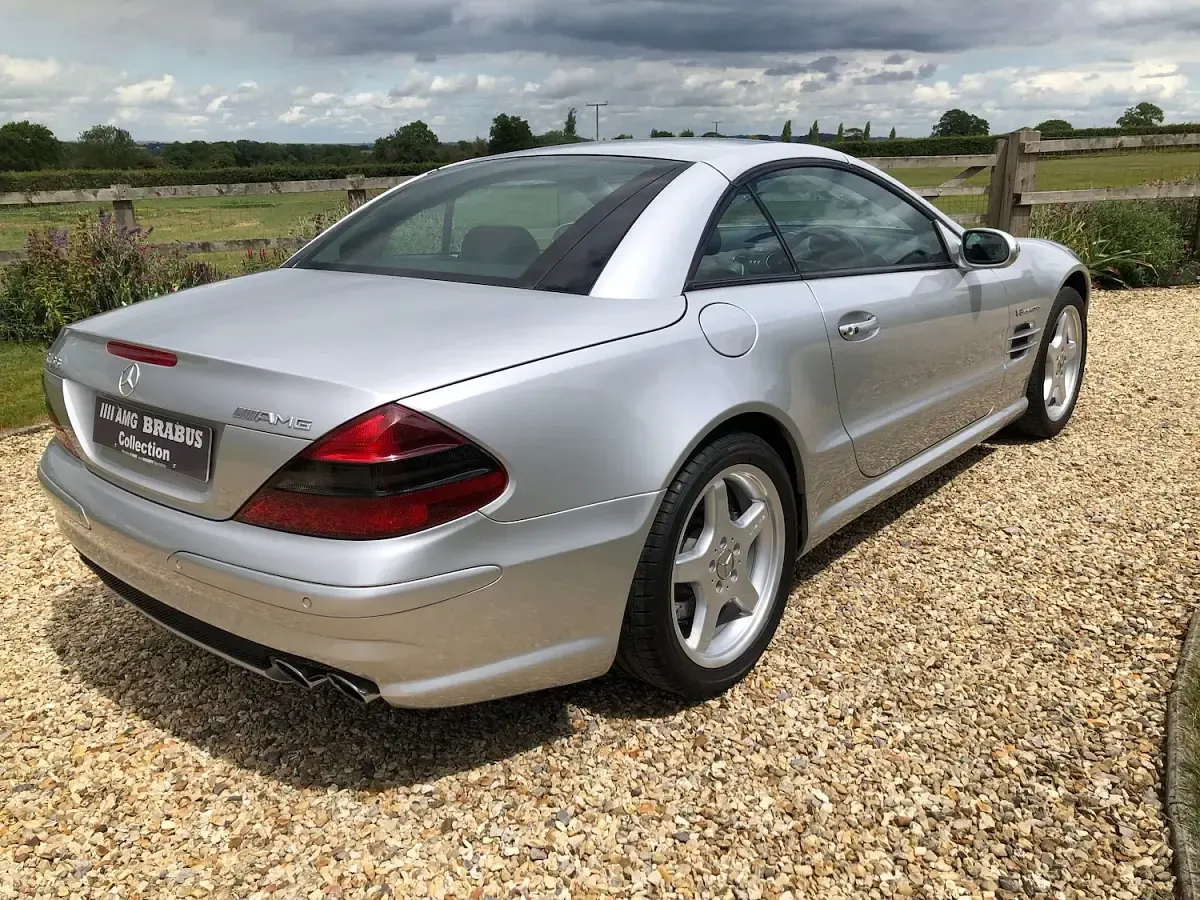 Used Mercedes SL55 AMG AMG 2002 Silver Cabriolet