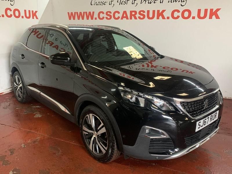 Used Peugeot 3008 GT-line 2017 Black SUV
