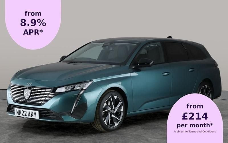 Blue Used 2022 Peugeot 308 Allure Premium Estate | £14,800 (Fair price) - Image 1/2