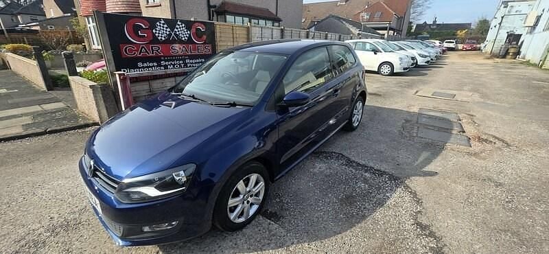 Used VW Polo Match 60 HP (44 kW) 2012 Blue Hatchback