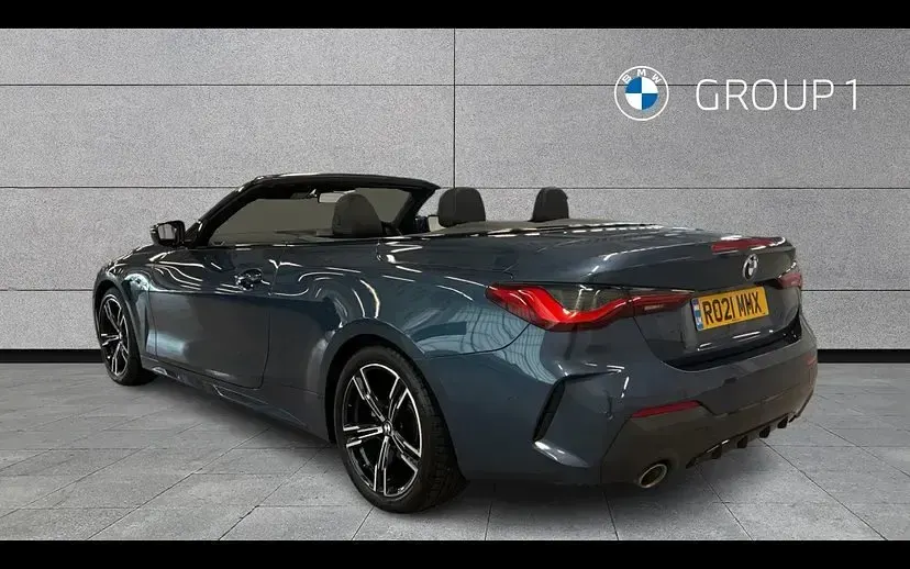 Used BMW 420 M Sport 184 HP (135 kW) 2021 Blue Cabriolet