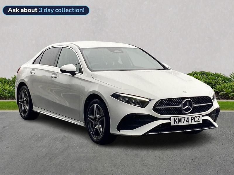 White Used 2024 Mercedes A250 AMG Line Premium Sedan | £25,599 (Fair price) - Image 1/4