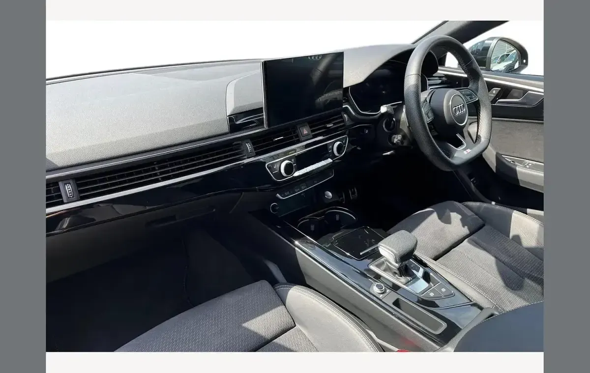 Used Audi A5 Black Edition 150 HP (110 kW) 2023 Mythos black Coupe
