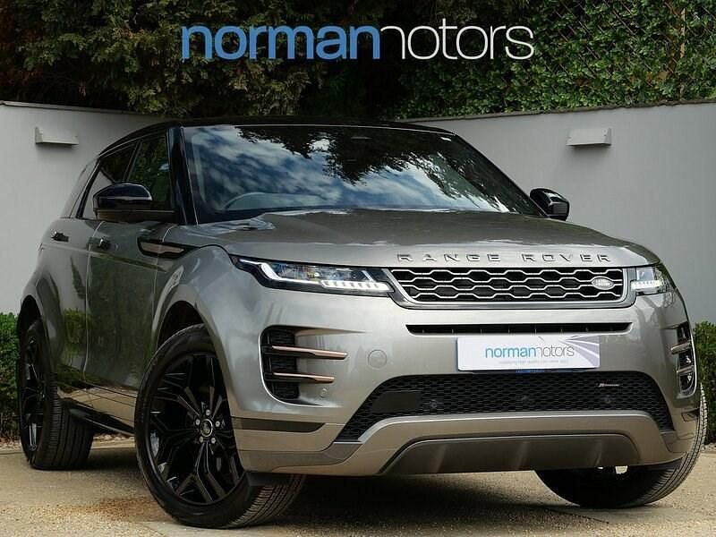 Silver Used 2022 Land Rover Range Rover evoque R-Dynamic SUV | £25,495 (Fair price) - Image 1/4