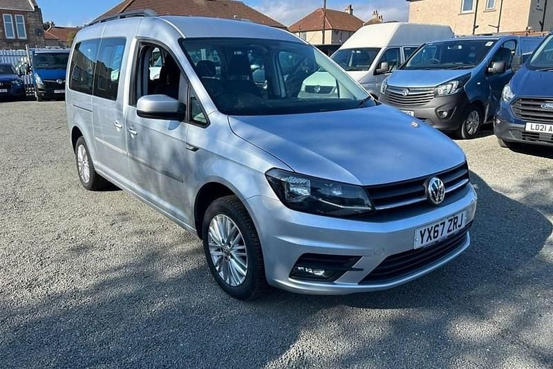Silver Used 2017 VW Caddy Maxi Life Life MPV | £6,975 (Fair price) - Image 1/1