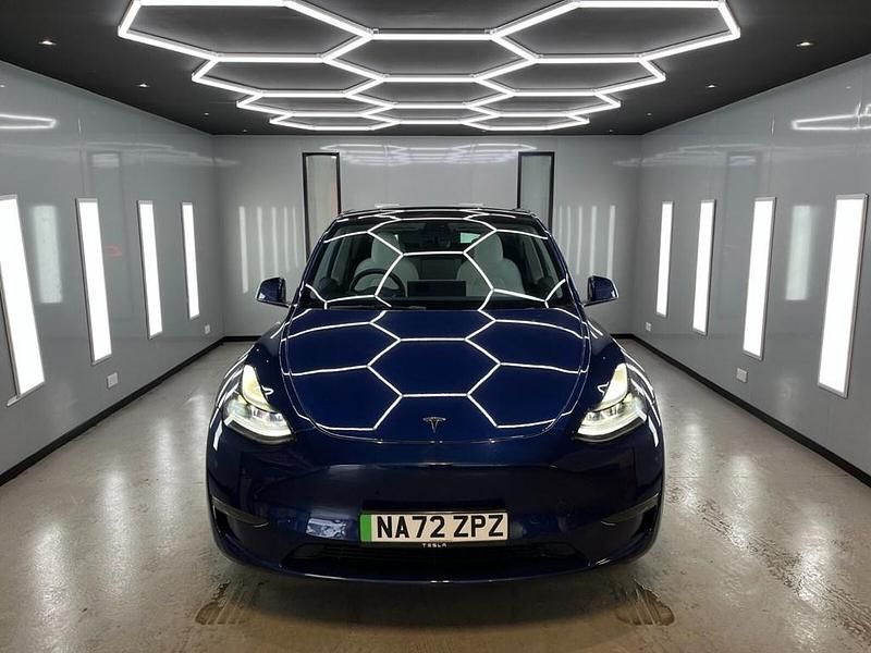 Used Tesla Model Y Long Range AWD 378 kW (514 HP) 2022 Blue SUV