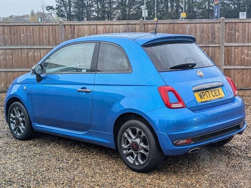 Used Fiat 500 S 69 HP (50 kW) 2017 Blue Hatchback