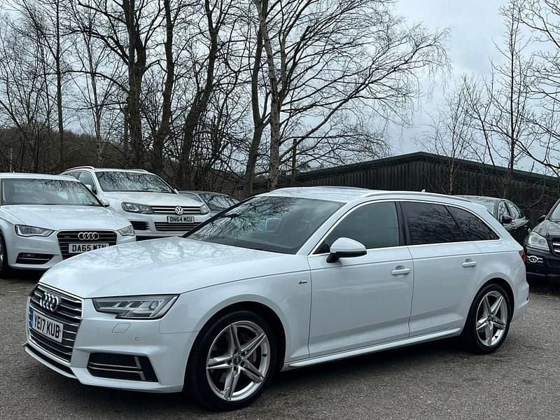 Used Audi A4 S-Line 190 HP (139 kW) 2017 White Estate