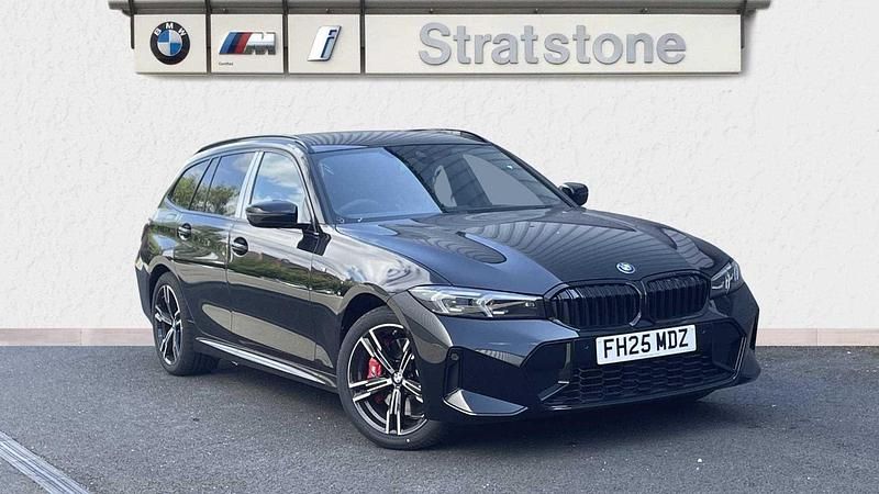 Black Used 2025 BMW 330e M Sport Estate | £46,999 (Expensive) - Image 1/4