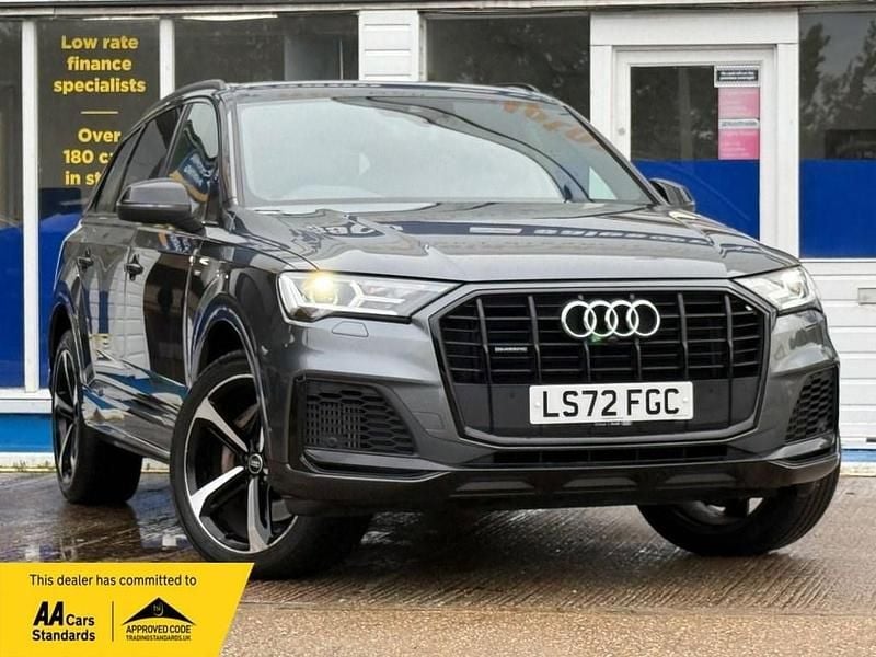 Grey Used 2022 Audi Q7 Black Edition SUV | £43,950 (Fair price) - Image 1/4