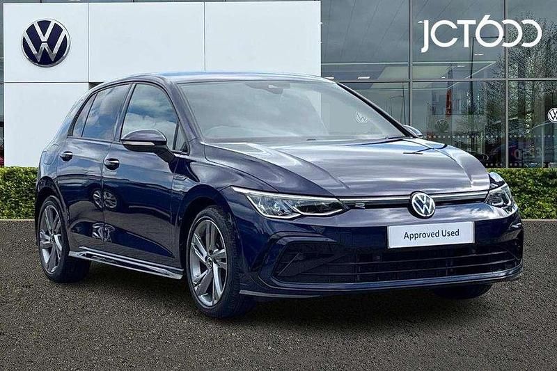 Blue Used 2024 VW Golf VIII R-line Hatchback | £23,567 (Good price) - Image 1/4