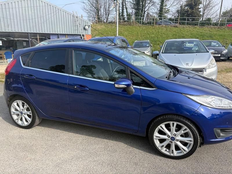 Used Ford Fiesta Titanium 2015 Blue Hatchback