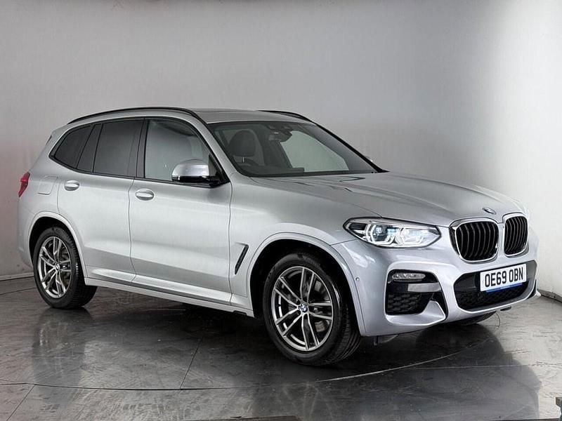 Silver Used 2020 BMW X3 M Sport SUV | £28,650 (Good price) - Image 1/3