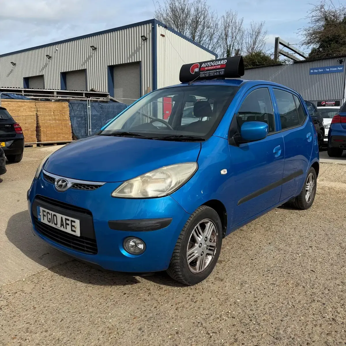 Used Hyundai i10 Comfort 77 HP (56 kW) 2010 Blue Hatchback