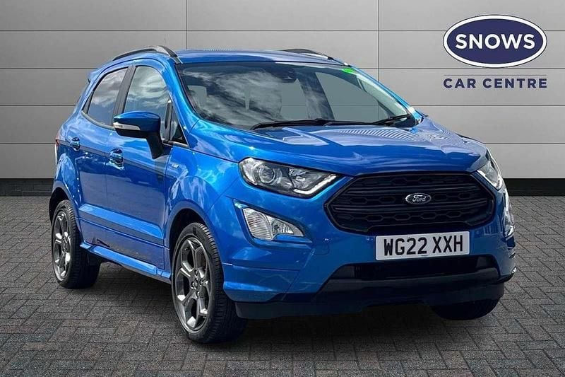 Blue Used 2022 Ford Ecosport ST-Line SUV | £11,355 (Good price) - Image 1/4