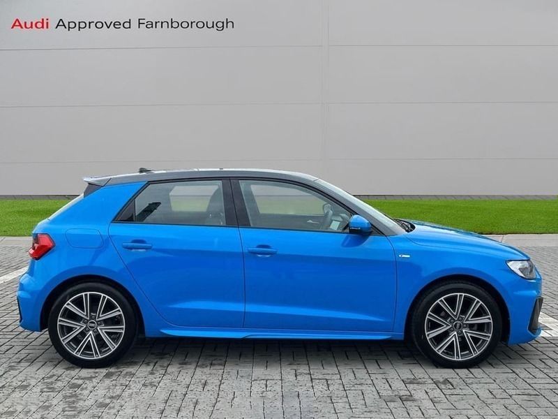 Used Audi A1 S-Line 95 HP (69 kW) 2021 Blue Hatchback