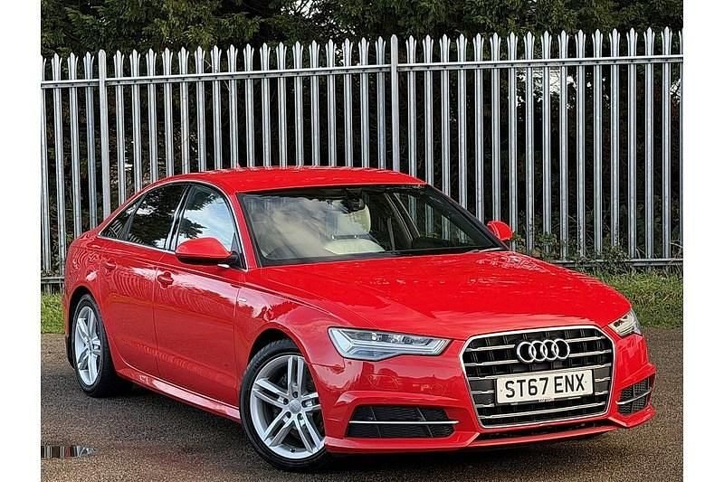 Used Audi A6 S-Line 190 HP (139 kW) 2017 Red Sedan