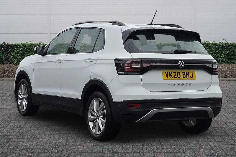 Used VW T-Cross SE 115 HP (84 kW) 2020 White SUV